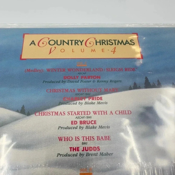 Various A Country Christmas Volume 4 Vinyl Album Record - LP, Vinyl Records - Picture 4 of 6